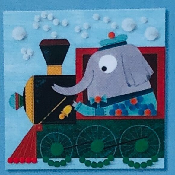 New Sealed Djeco Handcraft PomPom Picture Animals & Their Transport vehicles 3-6 - Picture 10 of 15